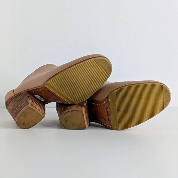 Rachel Comey Mars Mule 6 Nude Leather Block Heel Clog Minimalist - Picture 10 of 15